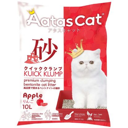 Picture of Aatas Cat Kuick Klump Bentonite Cat Litter Apple 10L