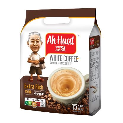Picture of Ah Huat White Coffee Extra Rich 15x40g