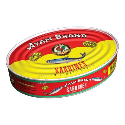 Picture of Ayam Brand Sardines in Tomato Sauce (Oval Can) 425g