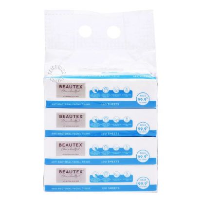 Picture of Beautex Anti-Bacterial Facial Tissue 3Ply 4x120sheets