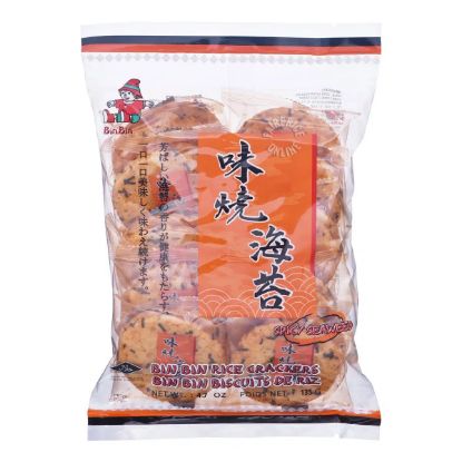 Picture of Bin Bin Rice Crackers Spicy Seaweed 135g
