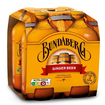 Picture of Bundaberg Ginger Beer 4x375ml