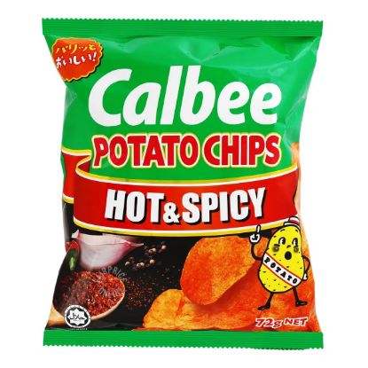Picture of Calbee Potato Chips Hot & Spicy 72g