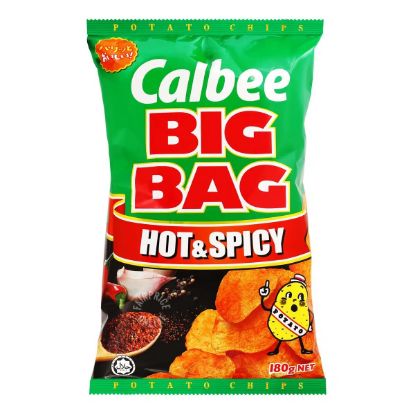 Picture of Calbee Potato Chips Hot & Spicy Big Bag 180g