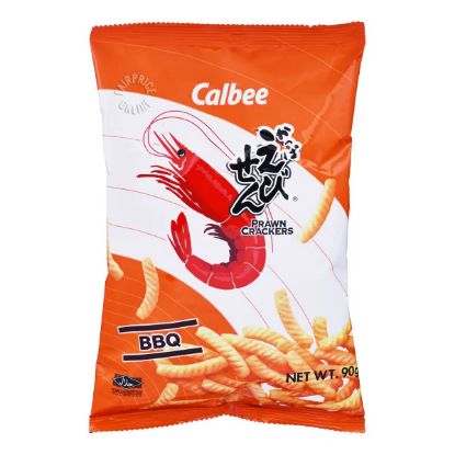 Picture of Calbee Prawn Crackers BBQ 90g