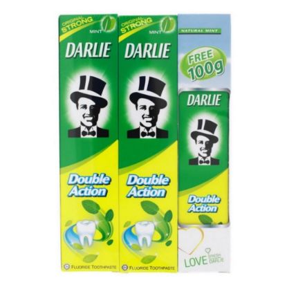Picture of Darlie Double Action Toothpaste Original 2x250g + 100g