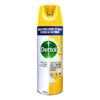 Picture of Dettol Disinfectant Spray Lemon Breeze 450ml