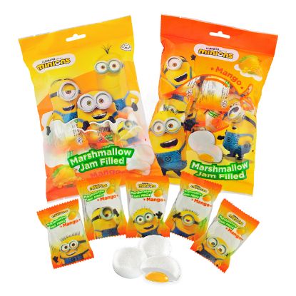 Picture of Minions Marshmallow Jam Filled Mango 90g