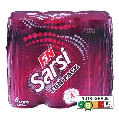 Picture of F&N Flavoured Can Drink - Sarsi 6x325ml