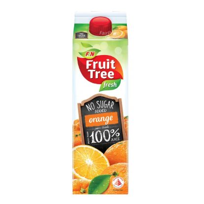Picture of F&N Fruit Tree Fresh No Sugar Added Juice - Orange 946ml