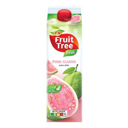 Picture of F&N Fruit Tree Fresh Juice - Pink Guava with Pear Bits 946ml