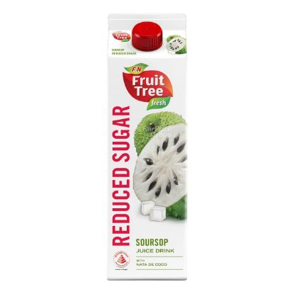 Picture of F&N Fruit Tree Fresh Reduced Surgar Juice - Soursop with Nata De Coco 946ml