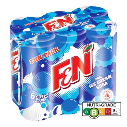 Picture of F&N Flavoured Can Drink - Cool Ice Cream Soda 6x325ml