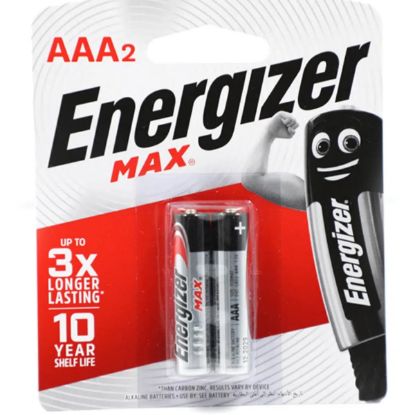Picture of Energizer Max 1.5V Alkaline Battery - AAA Size 2pcs