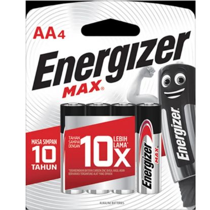 Picture of Energizer Max 1.5V Alkaline Battery - AA Size 4pcs