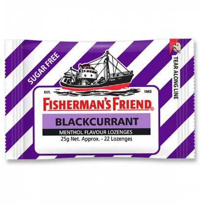 Picture of Fisherman's Friend Sugar Free Lozenges - Blackcurrant 25g