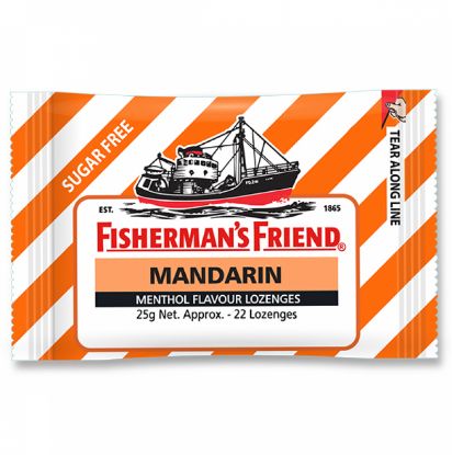 Picture of Fisherman's Friend Sugar Free Lozenges - Mandarin 25g