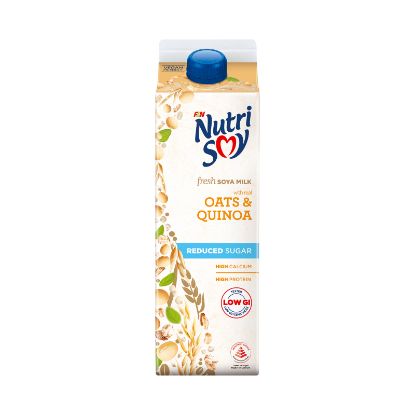 Picture of F&N Nutrisoy Fresh Soya Milk Hi-Calcium - Oats & Quinoa Reduced Sugar 946ml