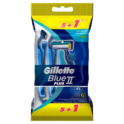 Picture of Gillette Blue II Plus Disposable Razors 6pcs