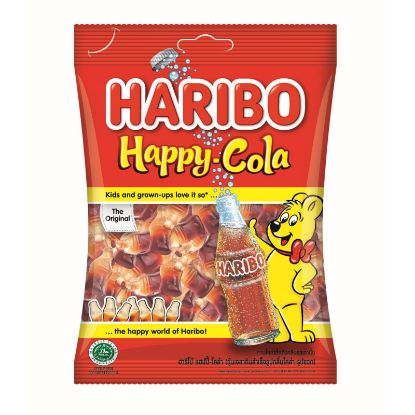 Picture of Haribo Gummies - Happy Cola 80g
