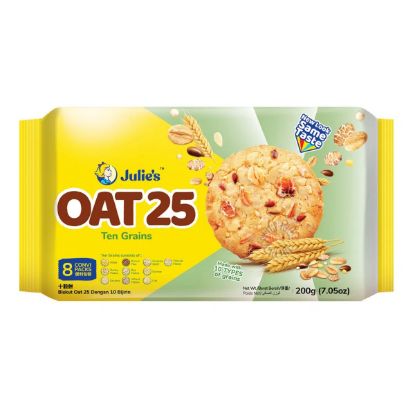Picture of Julie's Oat 25 Cookies - Ten Grains 200g (8 packs)